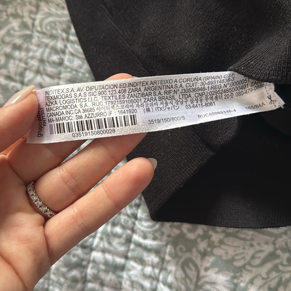 Zara black turtleneck S - Picture 2 of 3